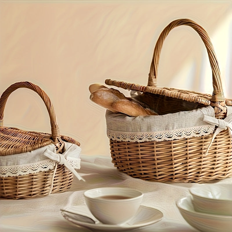 Woven Picnic Basket