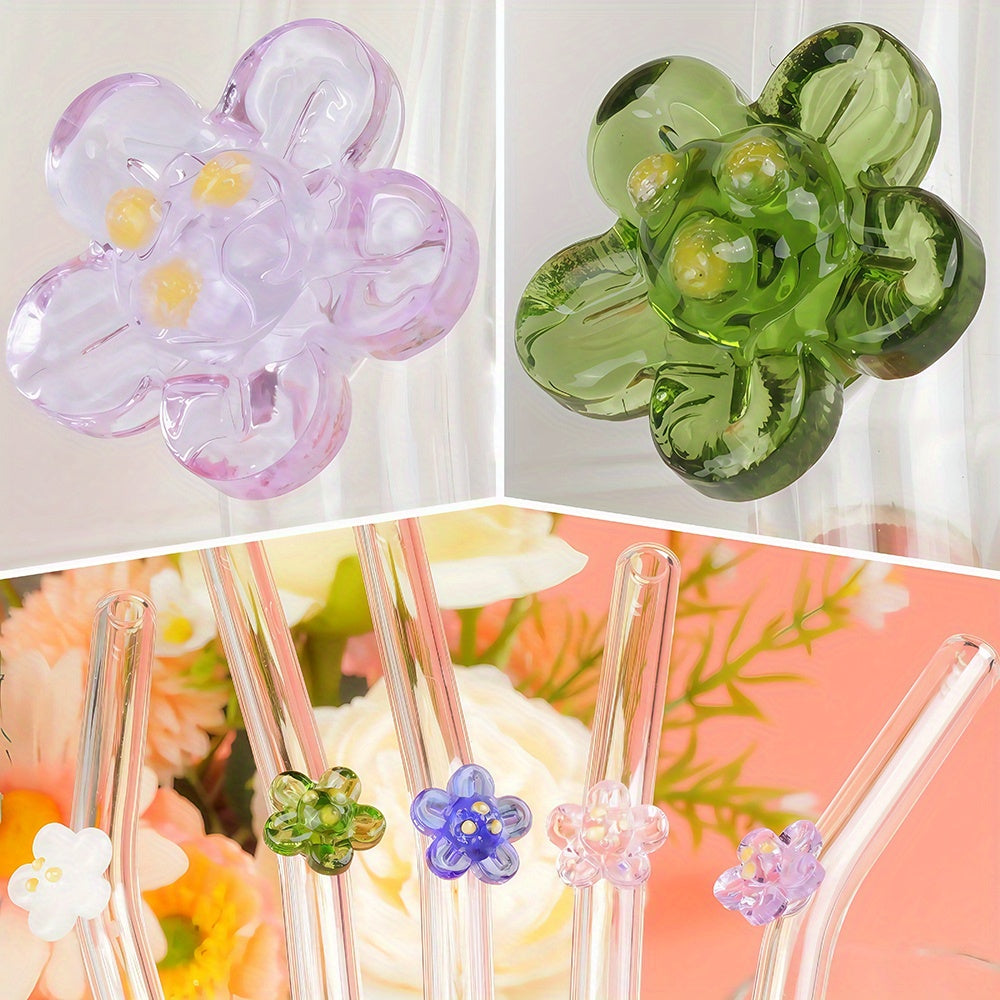 Floral Straws