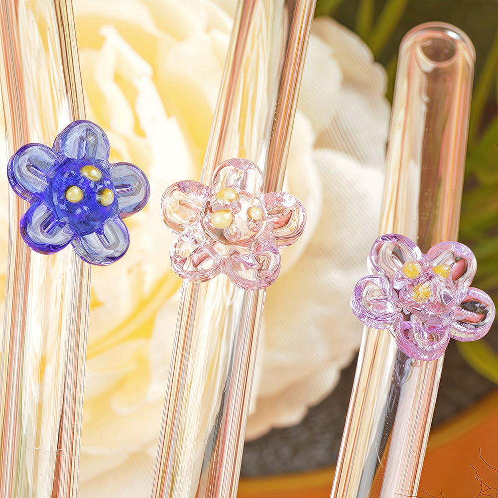 Floral Straws