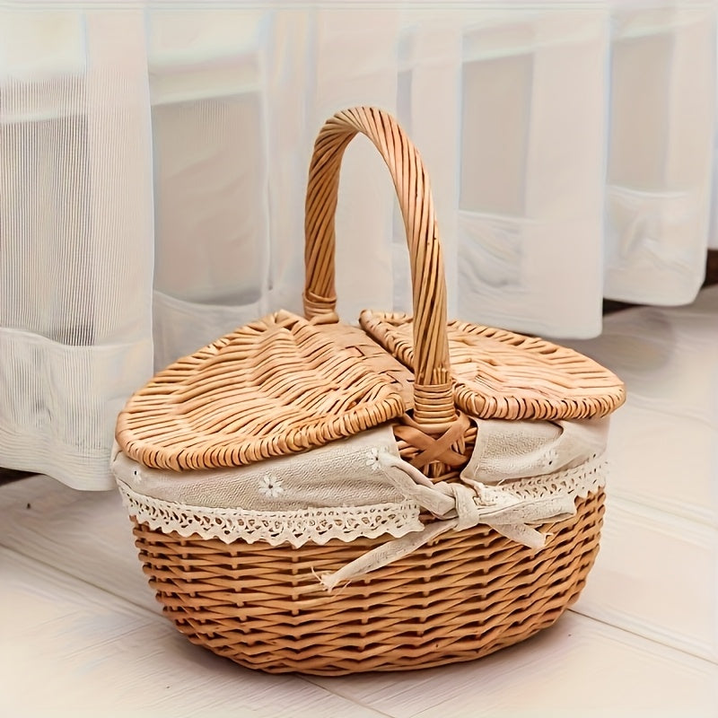 Woven Picnic Basket