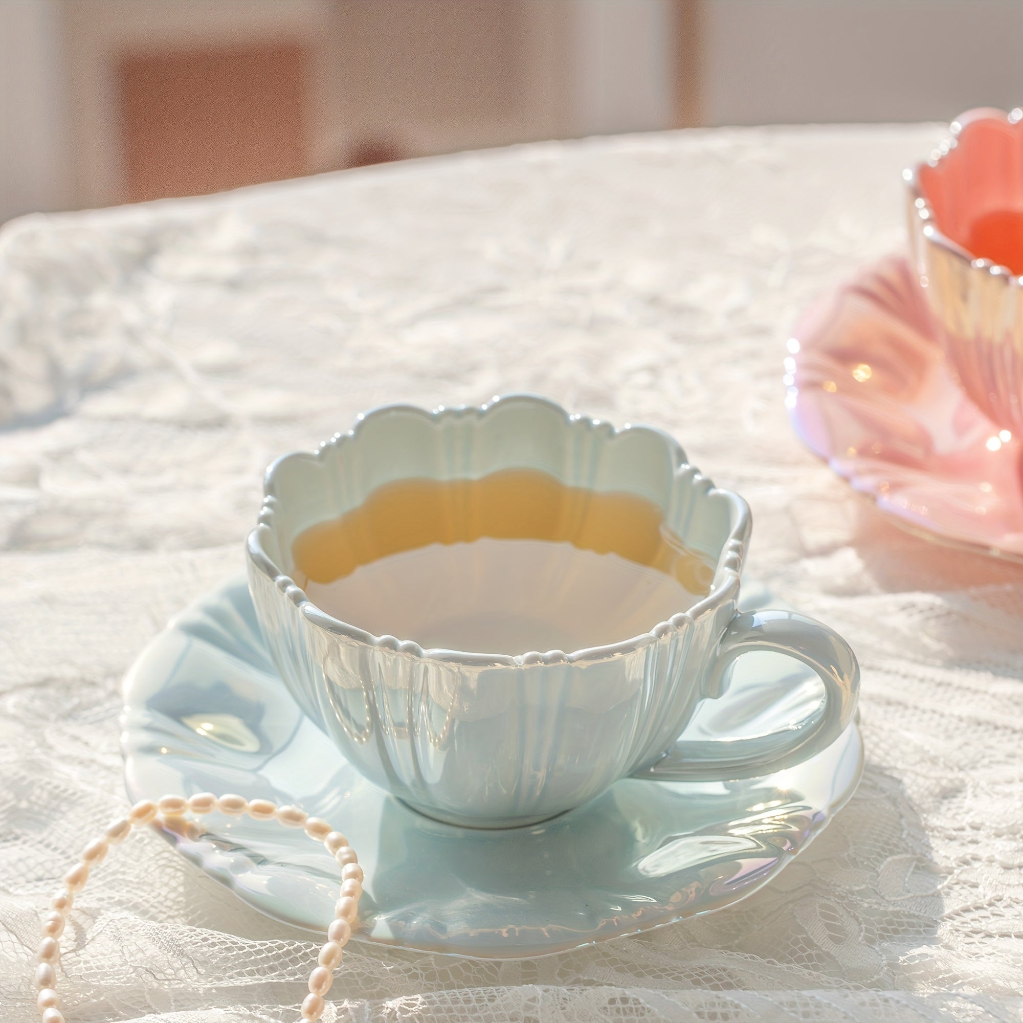 Tea Cup & Saucer Set