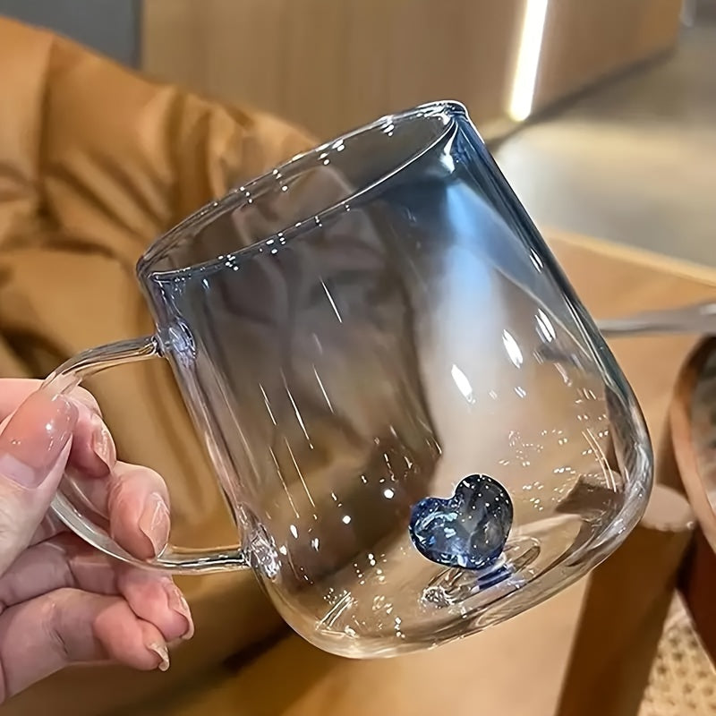 Heart Gradient Glass Mug