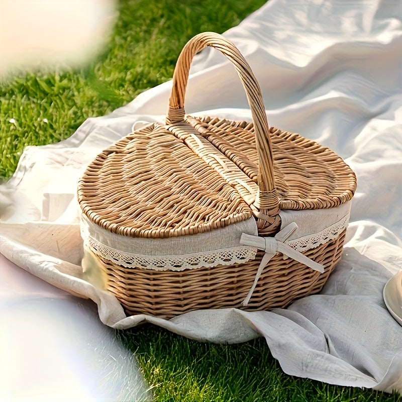 Woven Picnic Basket