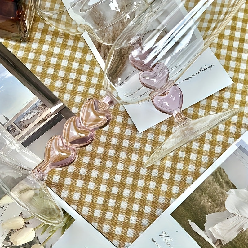 Heart Stem Glass