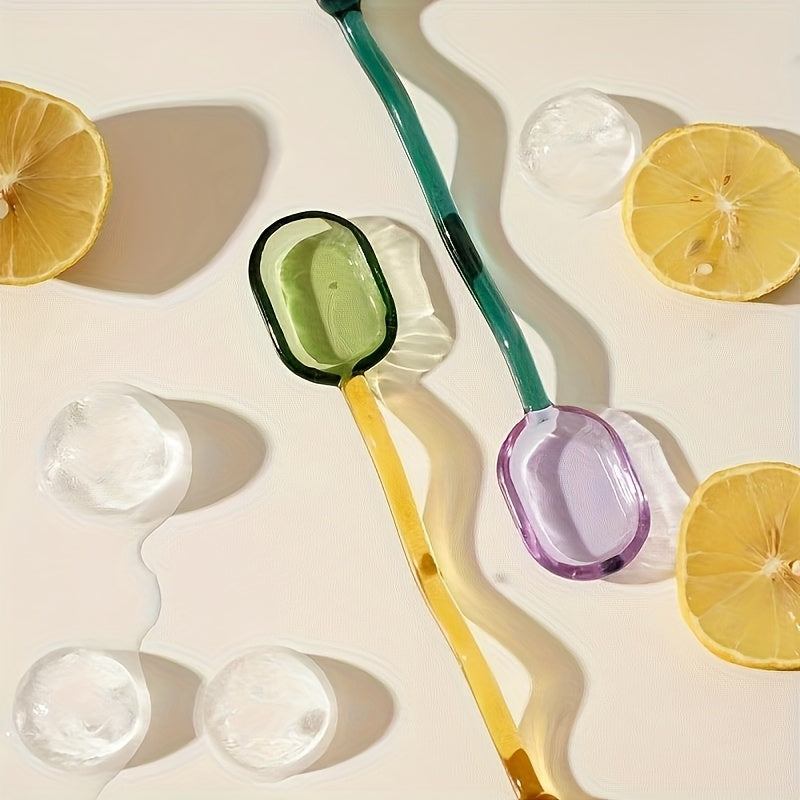 Colorful Glass Spoons