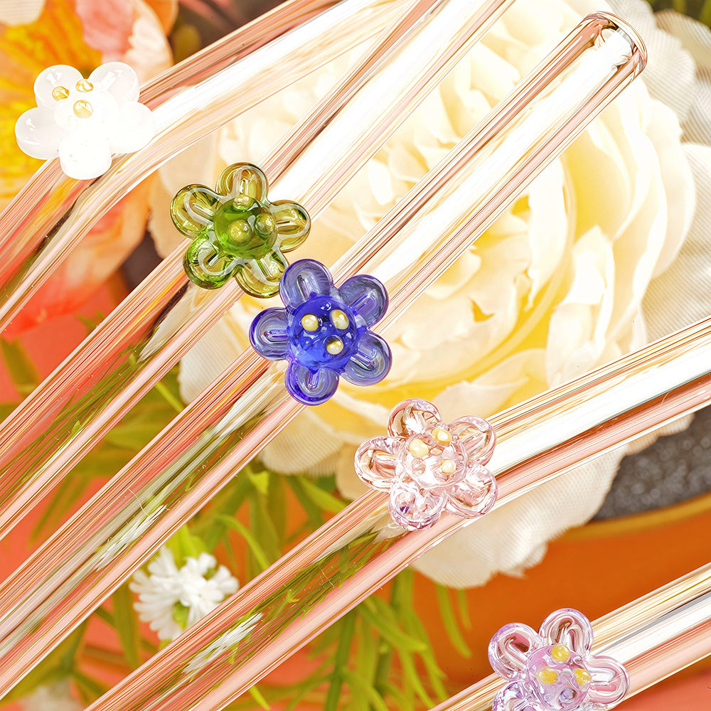 Floral Straws