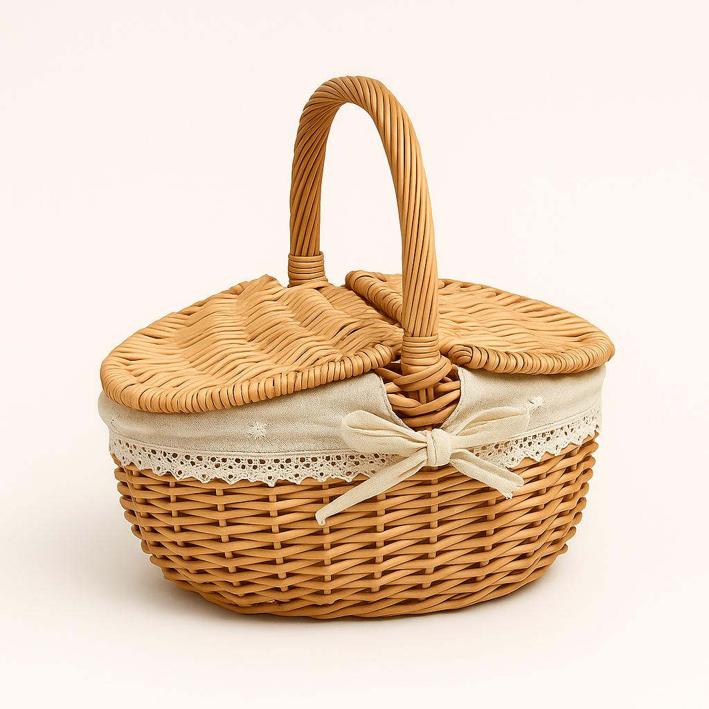 Woven Picnic Basket