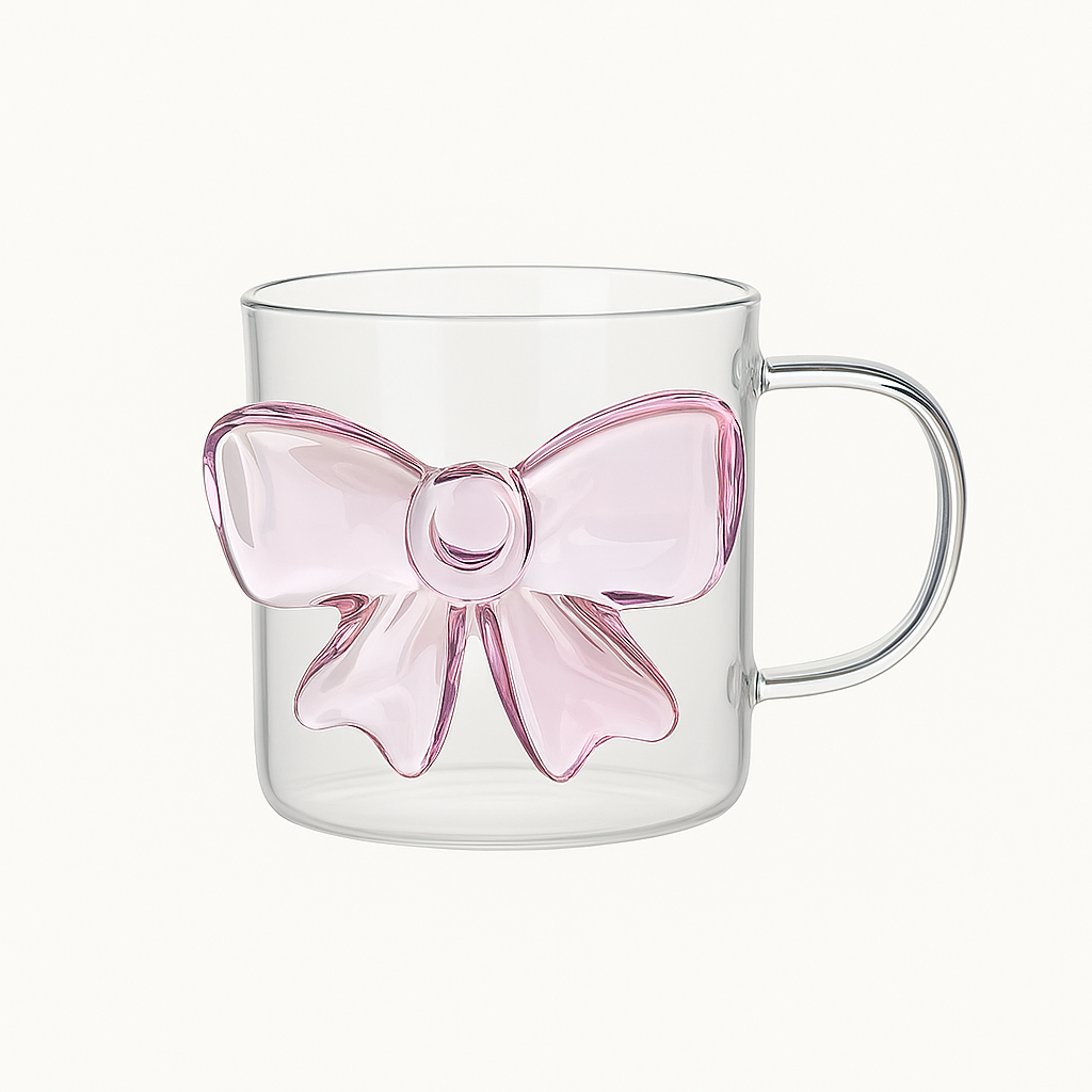 Bow Glass Mug