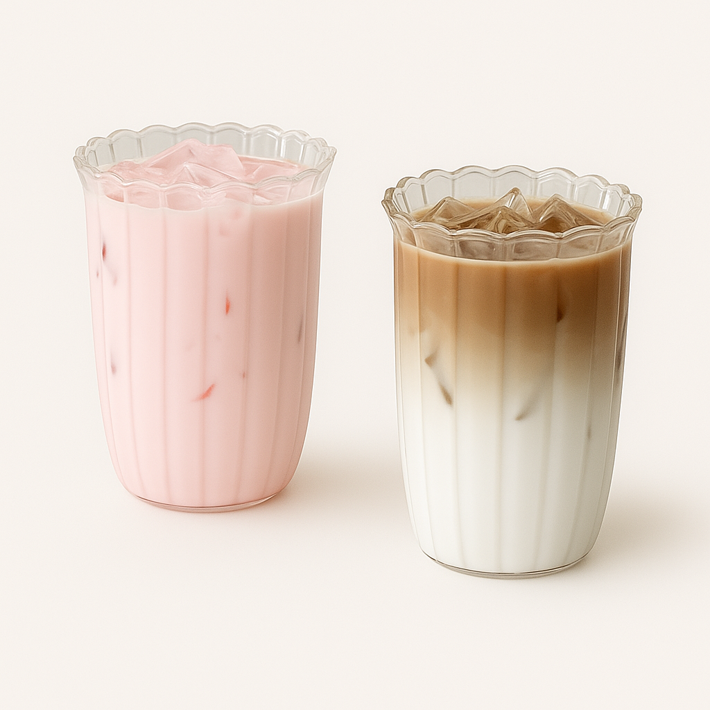 Ribbed Glass Set