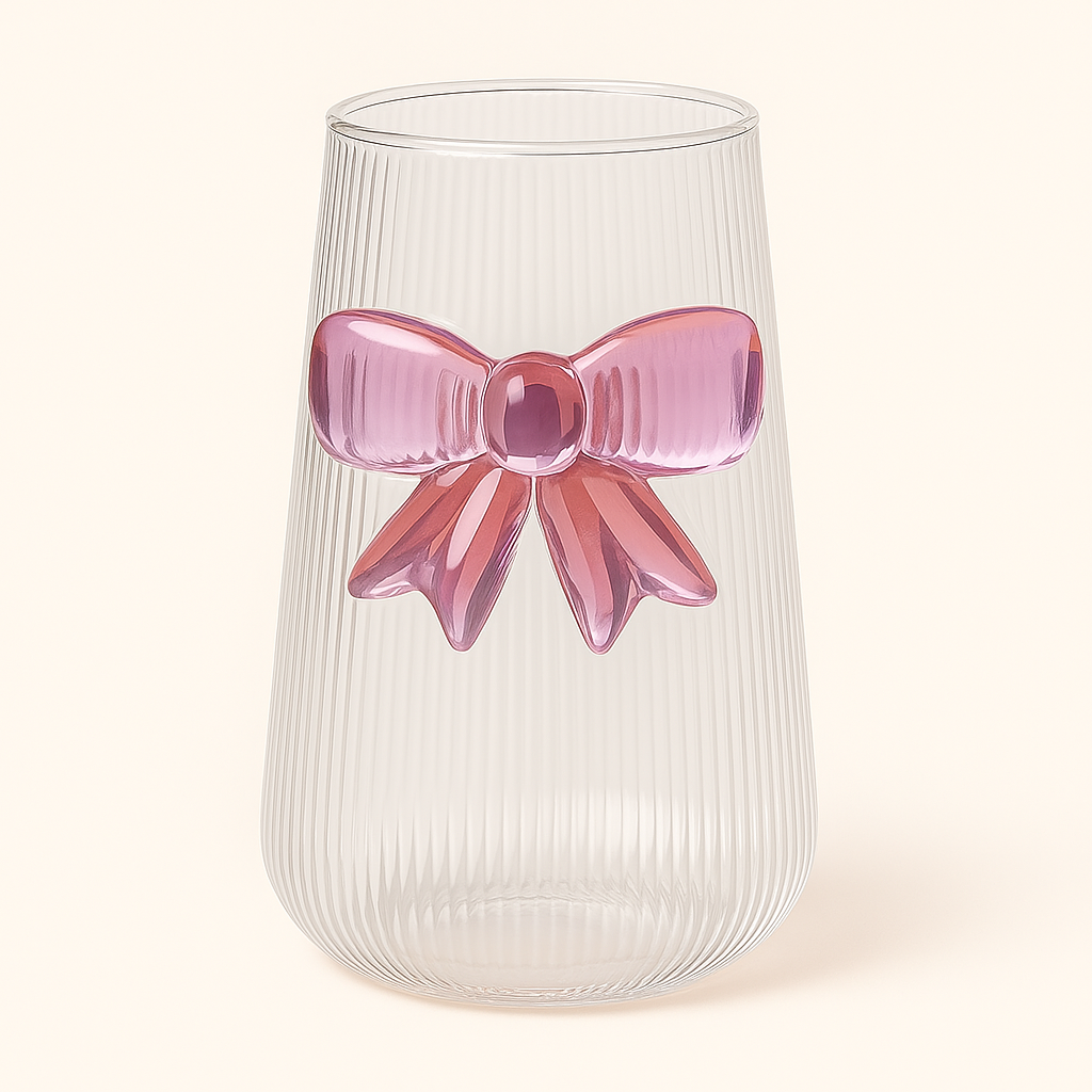 Ribbon Bow Glass