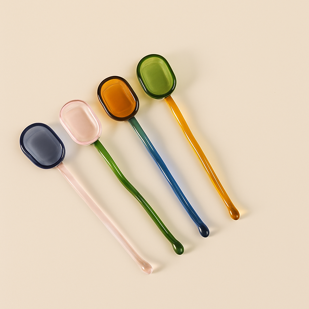 Colorful Glass Spoons