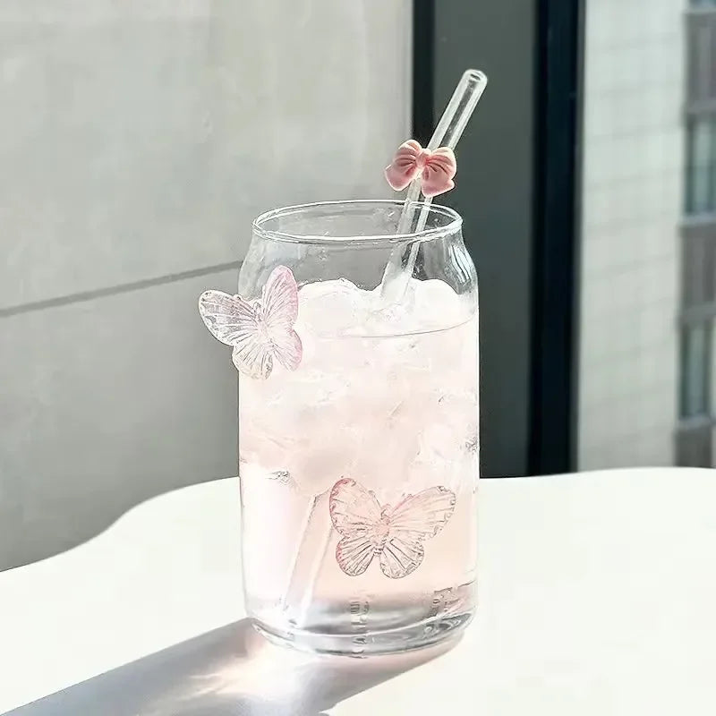 Butterfly Glass Tumbler