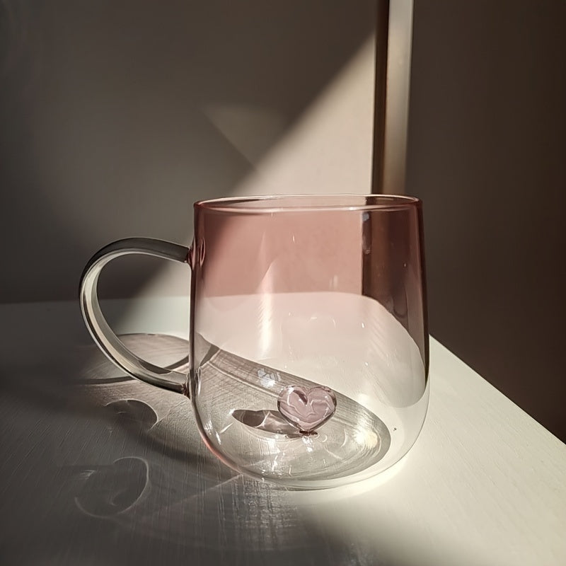 Heart Gradient Glass Mug