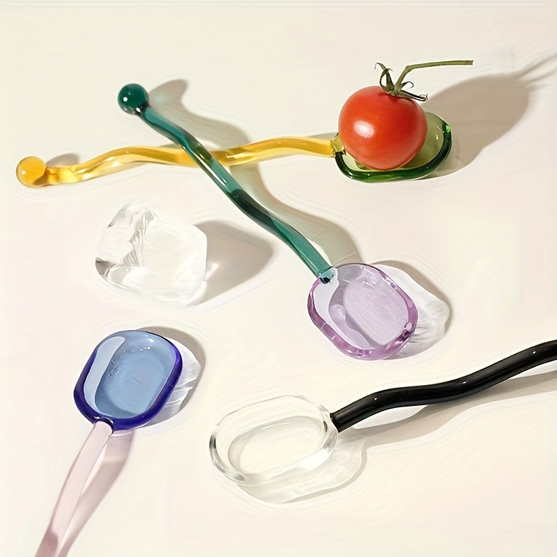 Colorful Glass Spoons