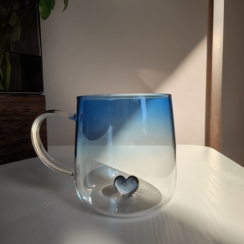 Heart Gradient Glass Mug